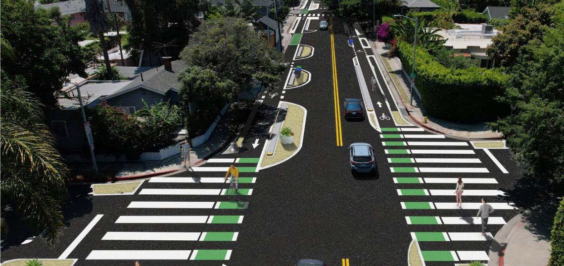 Fountain Avenue Streetscape